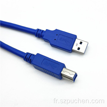 USB3.0 Un câble d&#39;imprimante mâle mâle mâle